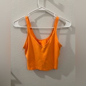 Orange Align Tank Top - Size 4 - Lululemon